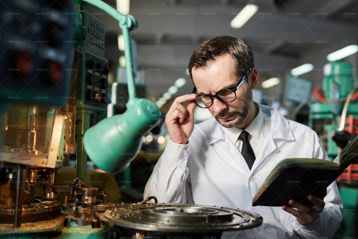 Mature Factory Worker: Stock Photos