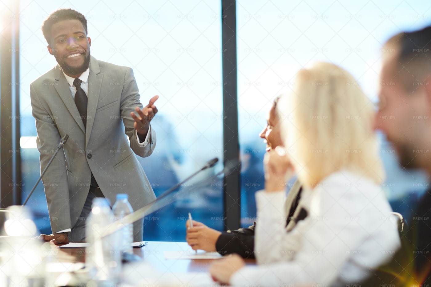 Speaker In Front Of Audience: Stock Photos