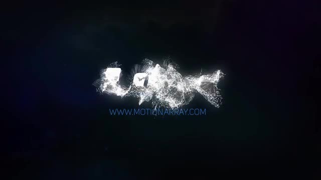 Logo Particle 01: After Effects Templates