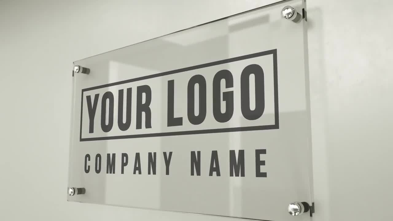 Office Door Sign Mockup After Effects Templates Motion Array