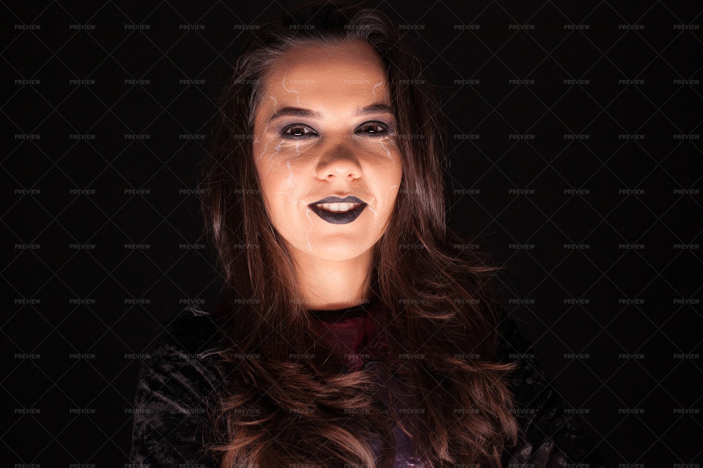 Witch Costume Portrait: Stock Photos