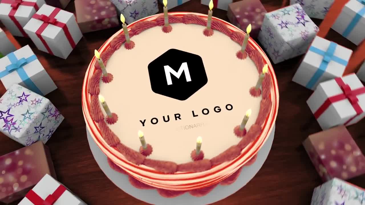 Birthday Logo Final Cut Pro Templates Motion Array