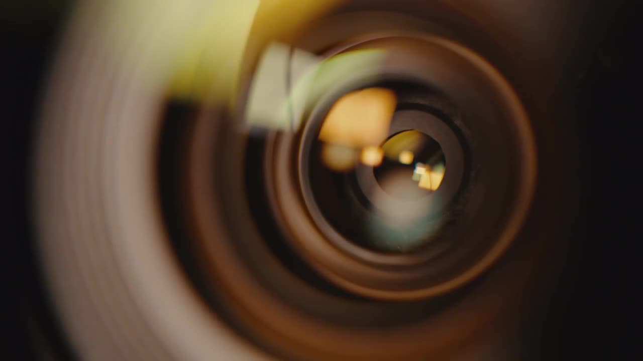 Camera Lens Barrel Stock Video Motion Array