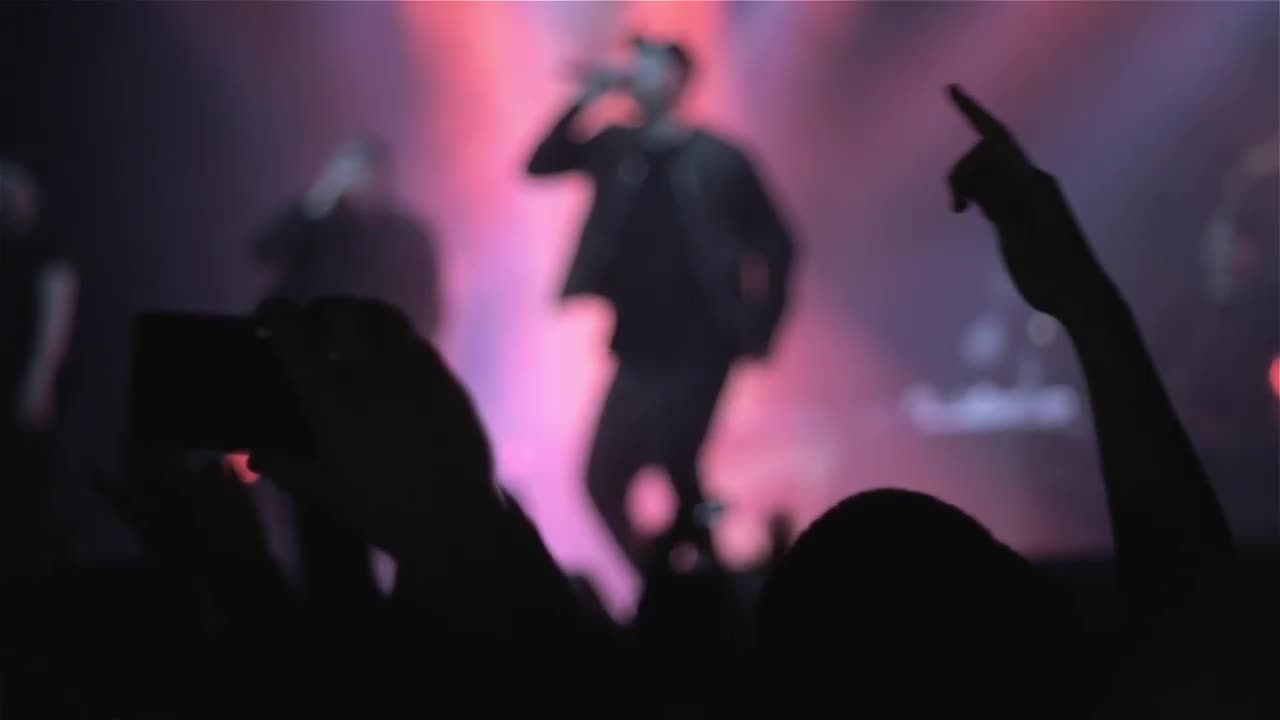 Blurred Rap Concert - Stock Video | Motion Array