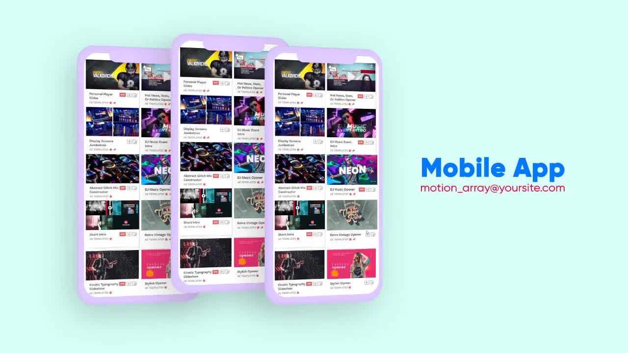 Fun Mobile App After Effects Templates Motion Array