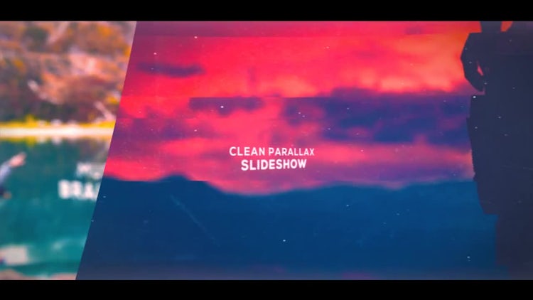 Clean Parallax Slideshow: After Effects Templates