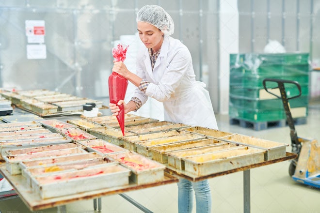 Confectionery Factory Worker... - Stock Photos | Motion Array