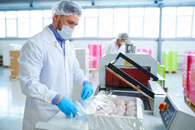 Confectionery Factory Employee... - Stock Photos | Motion Array