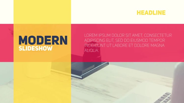 Modern Slideshow: After Effects Templates