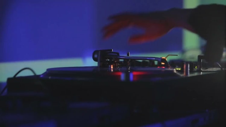 DJ Vynil: Stock Video
