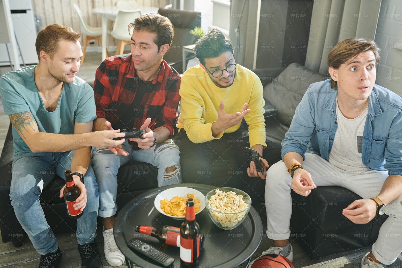 Men Enjoying Their Free Time: Stock Photos