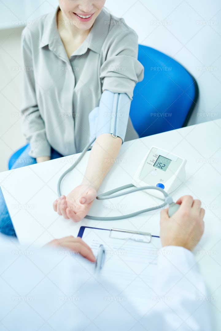 Blood Pressure Monitoring: Stock Photos