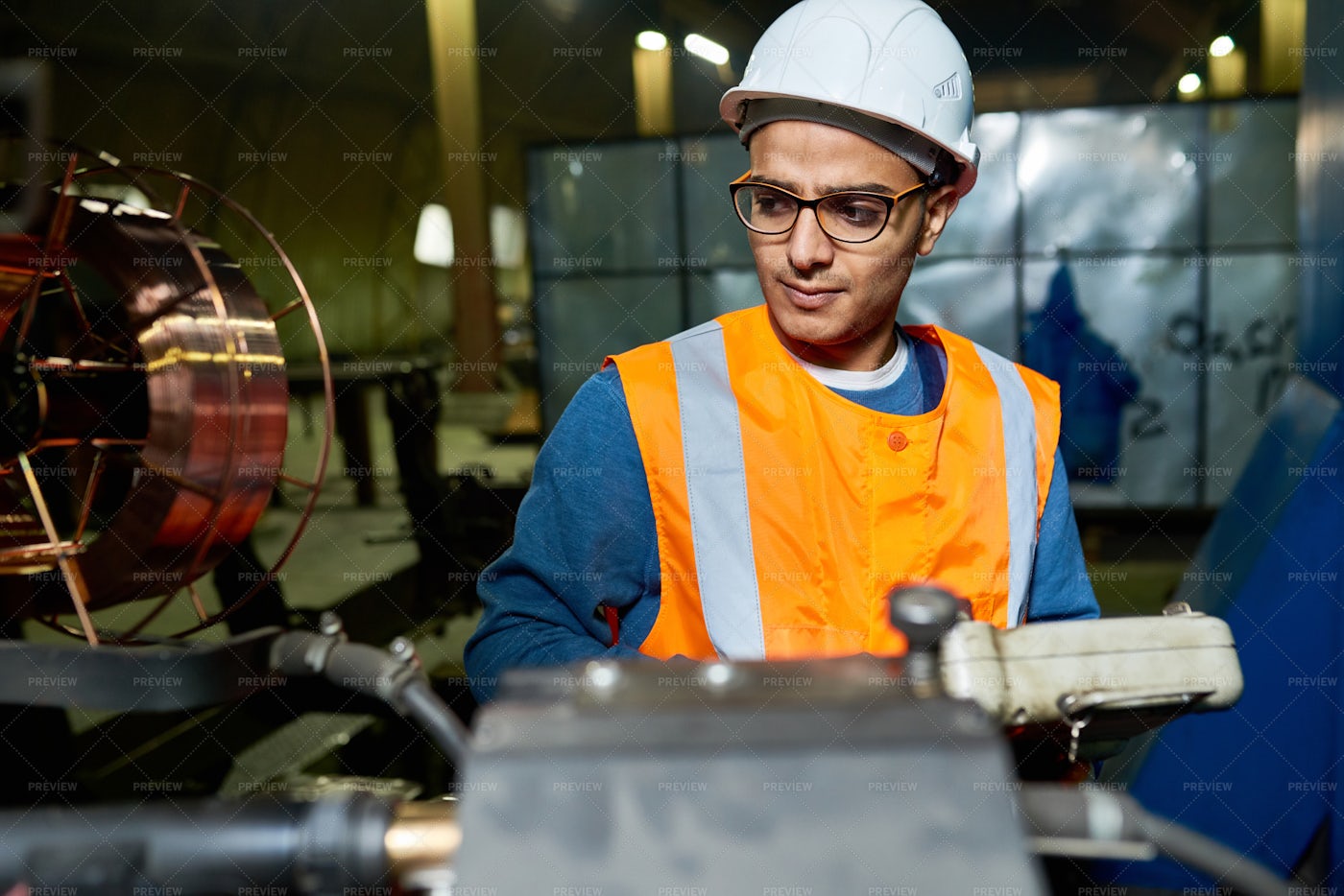 Young Factory Worker: Stock Photos