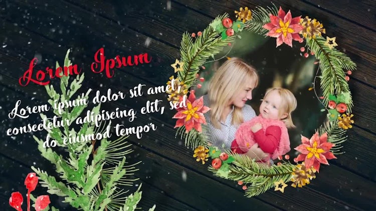 Winter Holidays Slideshow : After Effects Templates