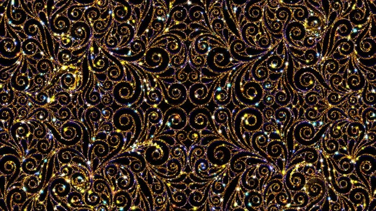 Vintage Decorative Pattern Loop: Stock Motion Graphics
