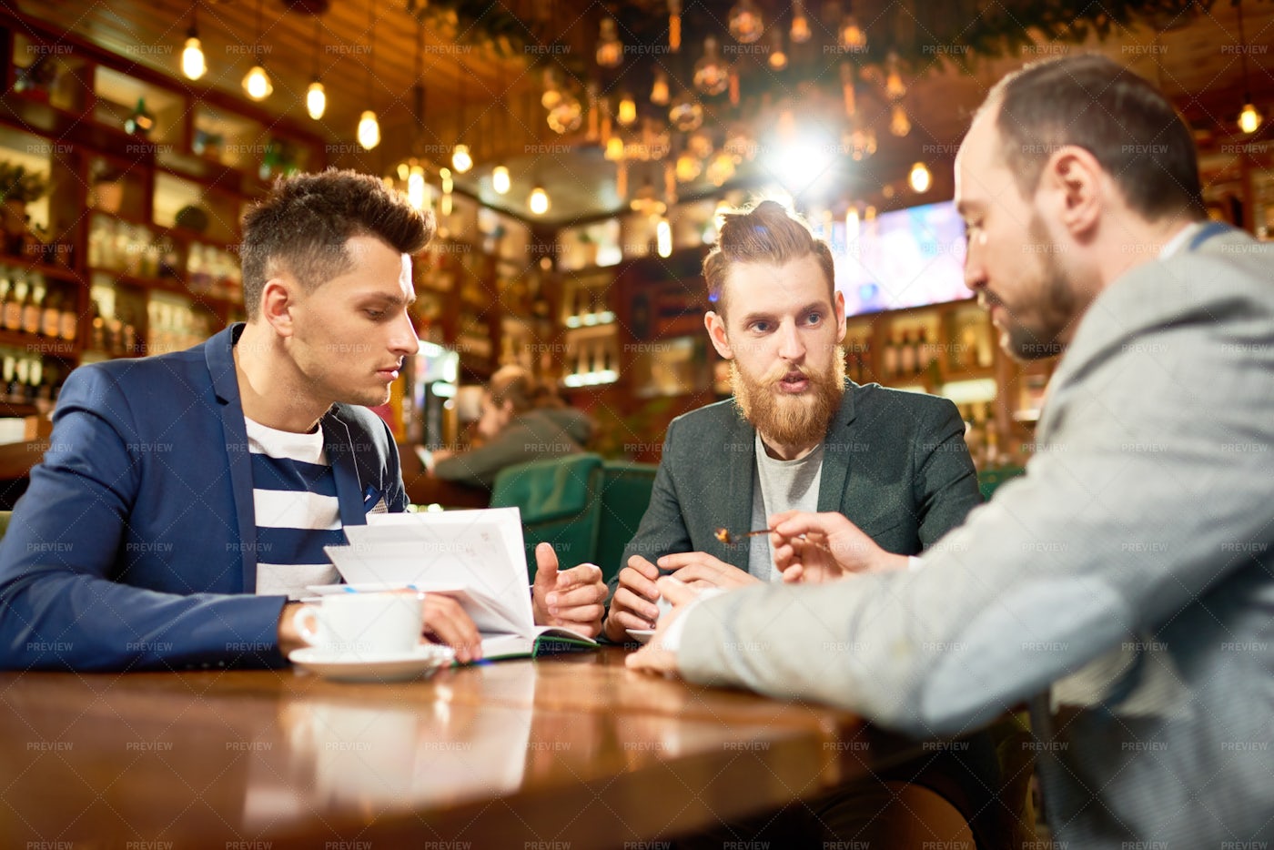 Brainstorming With Colleagues: Stock Photos