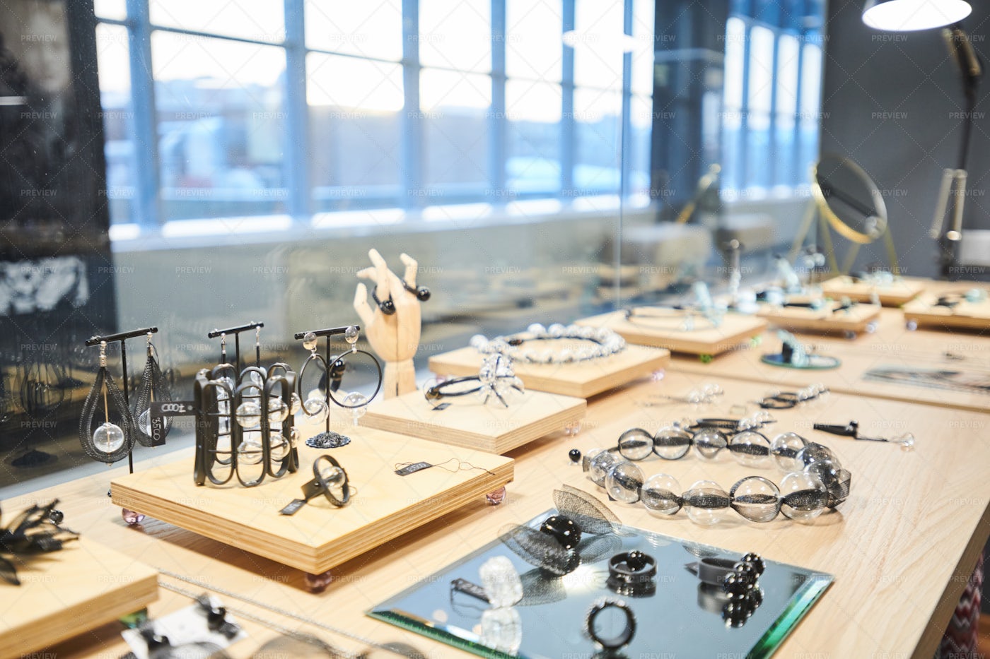 Jewelry Store Display: Stock Photos