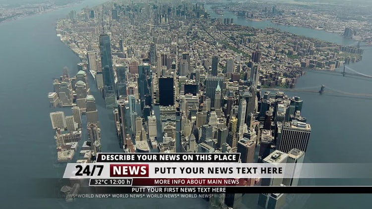 News, Sport and Weather Lower Third Package: After Effects Templates