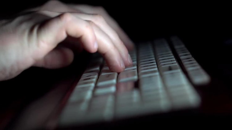 Type On A Keyboard: Stock Video