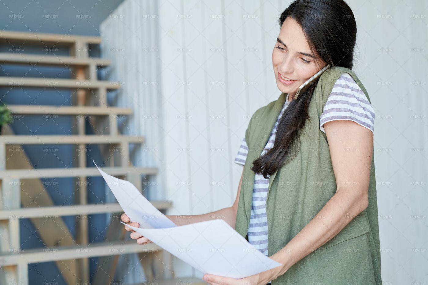 Young Woman Calling By Phone: Stock Photos