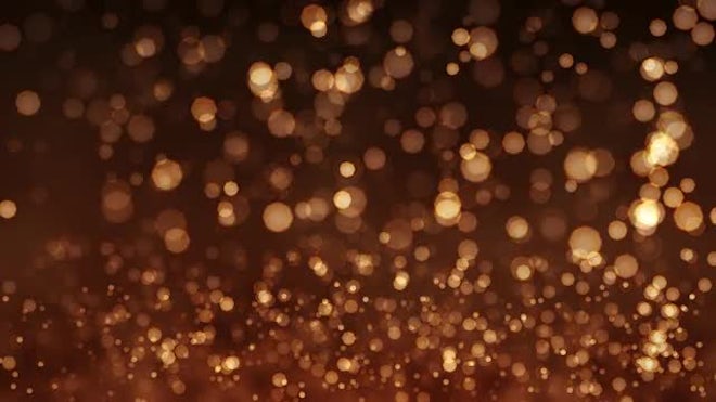 Golden background of Bokeh animation - Stock Motion