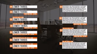 Corporate Lower Thirds: Motion Graphics