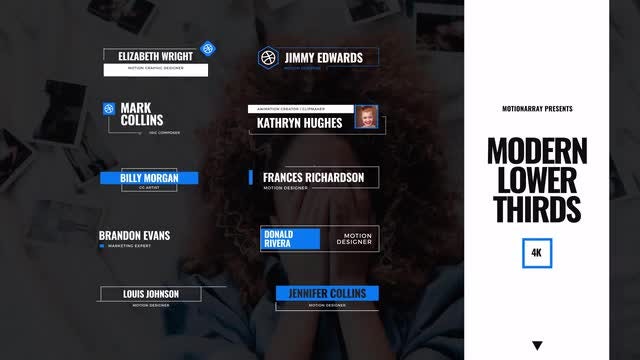 10 Modern Lower Thirds: After Effects Templates