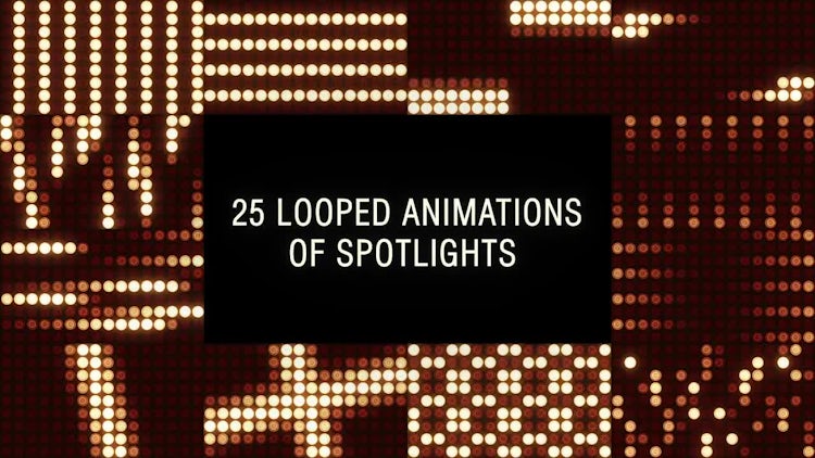 Flashing Spotlights: Motion Graphics
