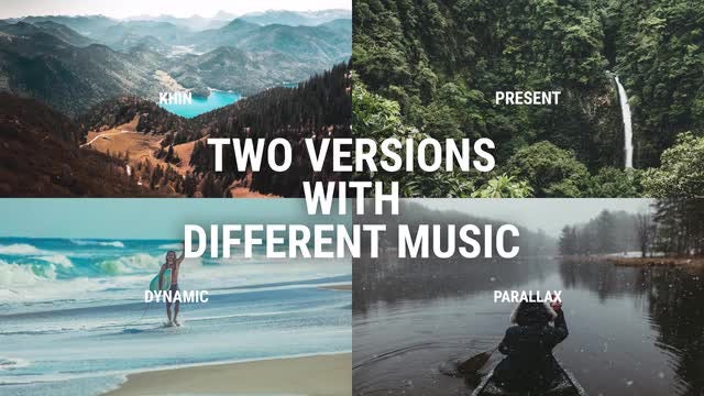 Dynamic Parallax Slideshow: After Effects Templates