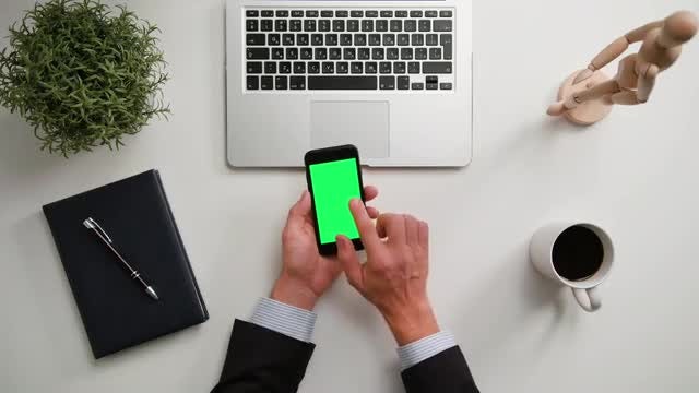 Man Using Phone: Stock Video