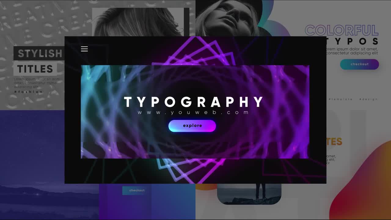 Modern Typography Motion Graphics Templates Motion Array