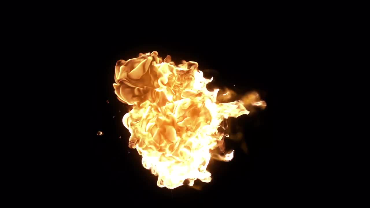 Burst Of Fire Stock Video Motion Array