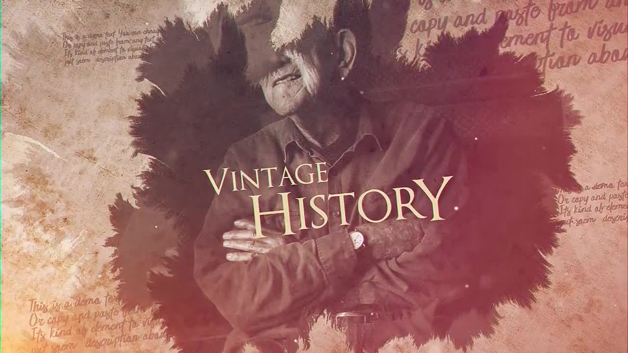 Vintage History After Effects Templates Motion Array