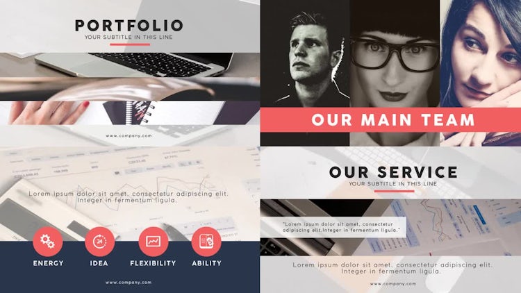 Business Presentation: After Effects Templates