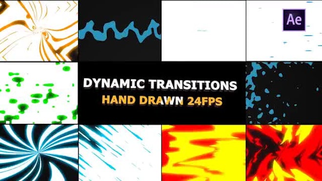 Dynamic Elemental Transitions - After Effects Templates | Motion Array