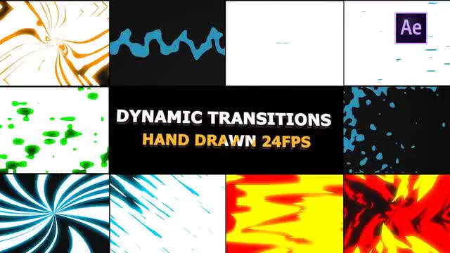 Dynamic Elemental Transitions - After Effects Templates | Motion Array
