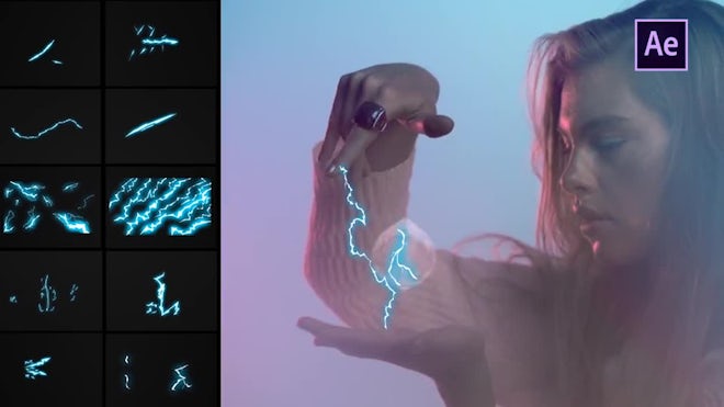 Flash FX Lightning Elements - After Effects Templates | Motion Array