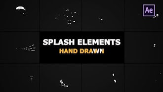 Splash Animated Elements: After Effects Templates