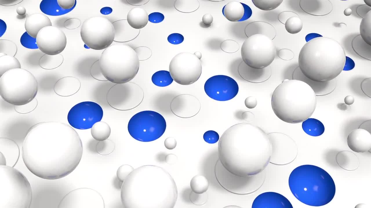 Floating Spheres Stock Motion Graphics Motion Array