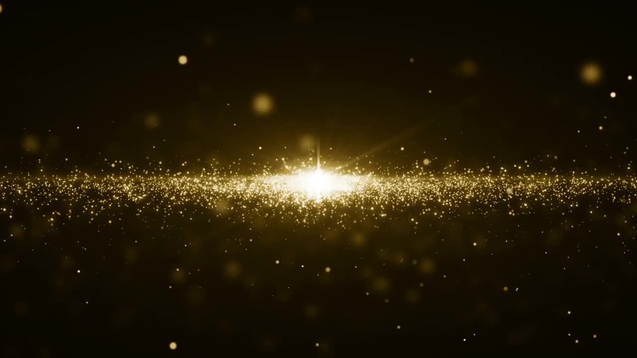 Gold Particles Background Stock Motion Graphics Motion Array