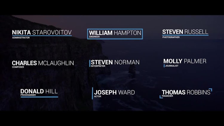 Minimal Lower Thirds: Premiere Pro Templates
