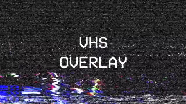 VHS Overlay: Stock Motion Graphics