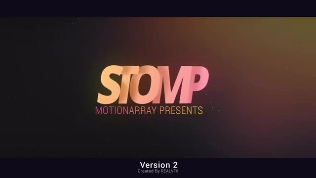 Stomp Opener: After Effects Templates