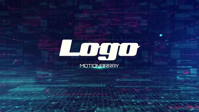 Digital Technology Logo Reveal After Effects Templates