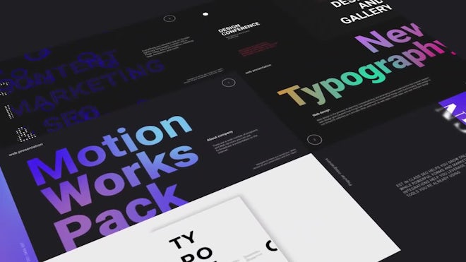 Typography Pack Titles Freebies template preview