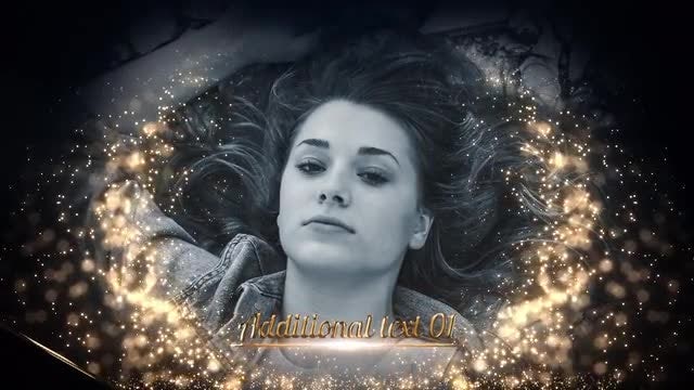 Elegant Gold Slideshow: After Effects Templates