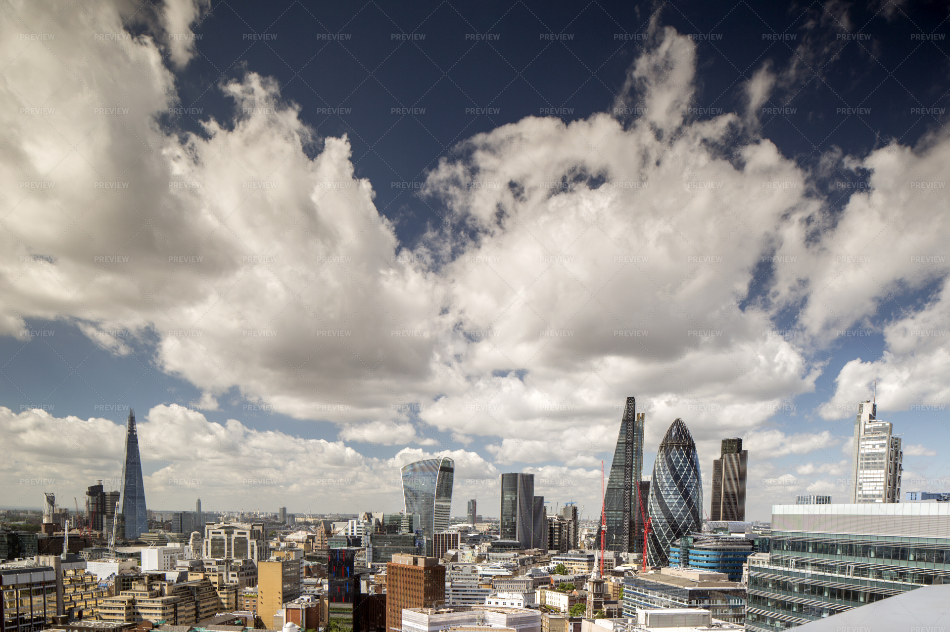 London Skyline Panorama - Stock Photos | Motion Array