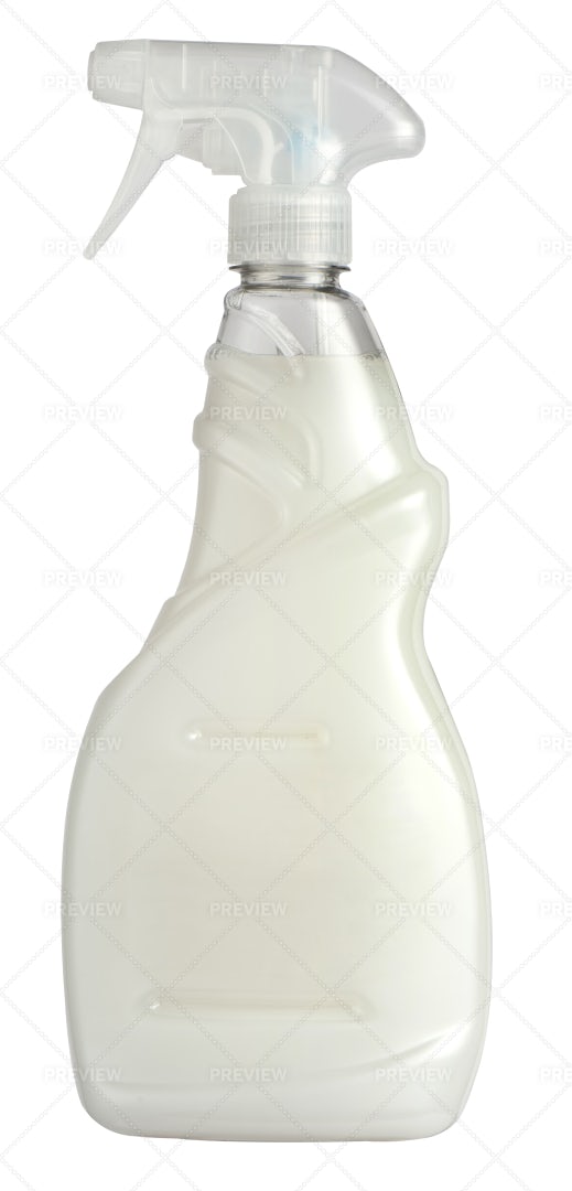 White Spray Bottle: Stock Photos