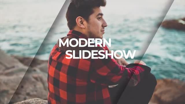 Clean Modern Slideshow: Premiere Pro Templates