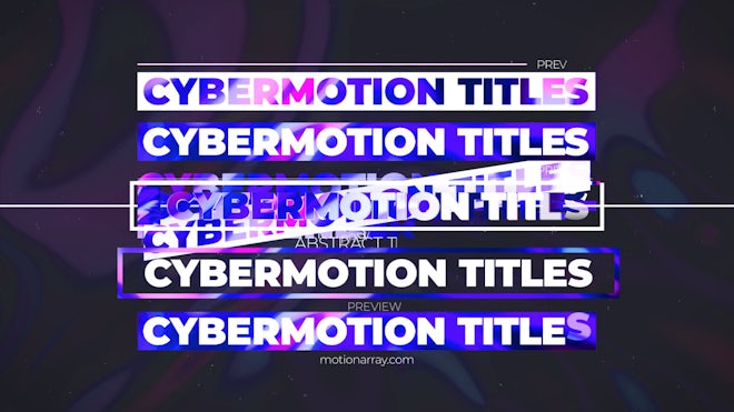 Wavy Iridescent Titles Freebies template preview